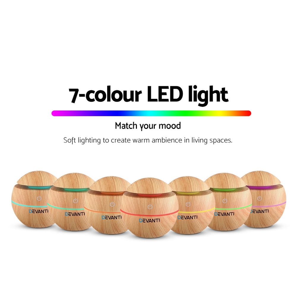 Aromatherapy Light Wood Diffuser | Aroma Diffuser | Ethereal Diffusers