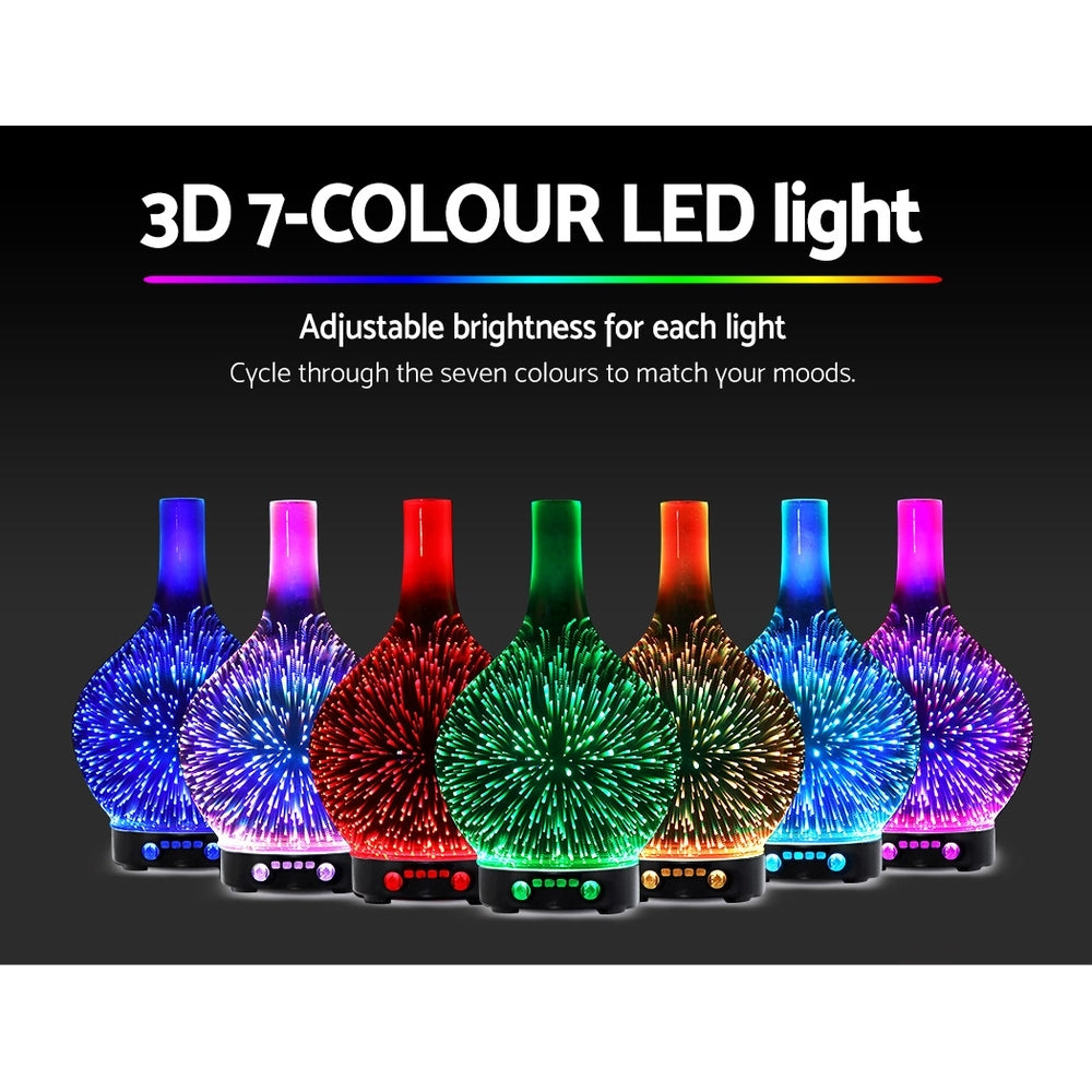 Devanti 3D Glass Diffuser | Aroma 3D Glass Diffuser|Ethereal Diffusers