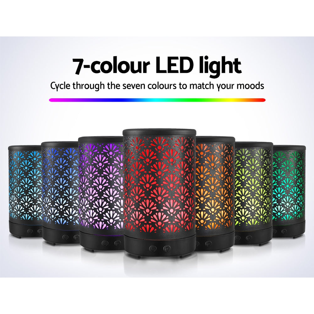 Aromatherapy Black Diffuser | 100ml Aroma Diffuser |Ethereal Diffusers