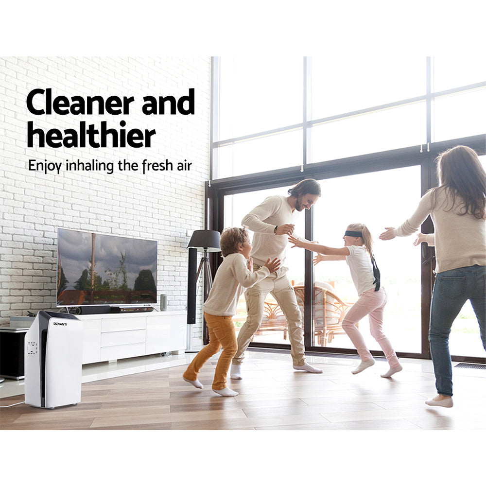Devanti Air Purifier | Odour Virus Remover | Ethereal Diffusers