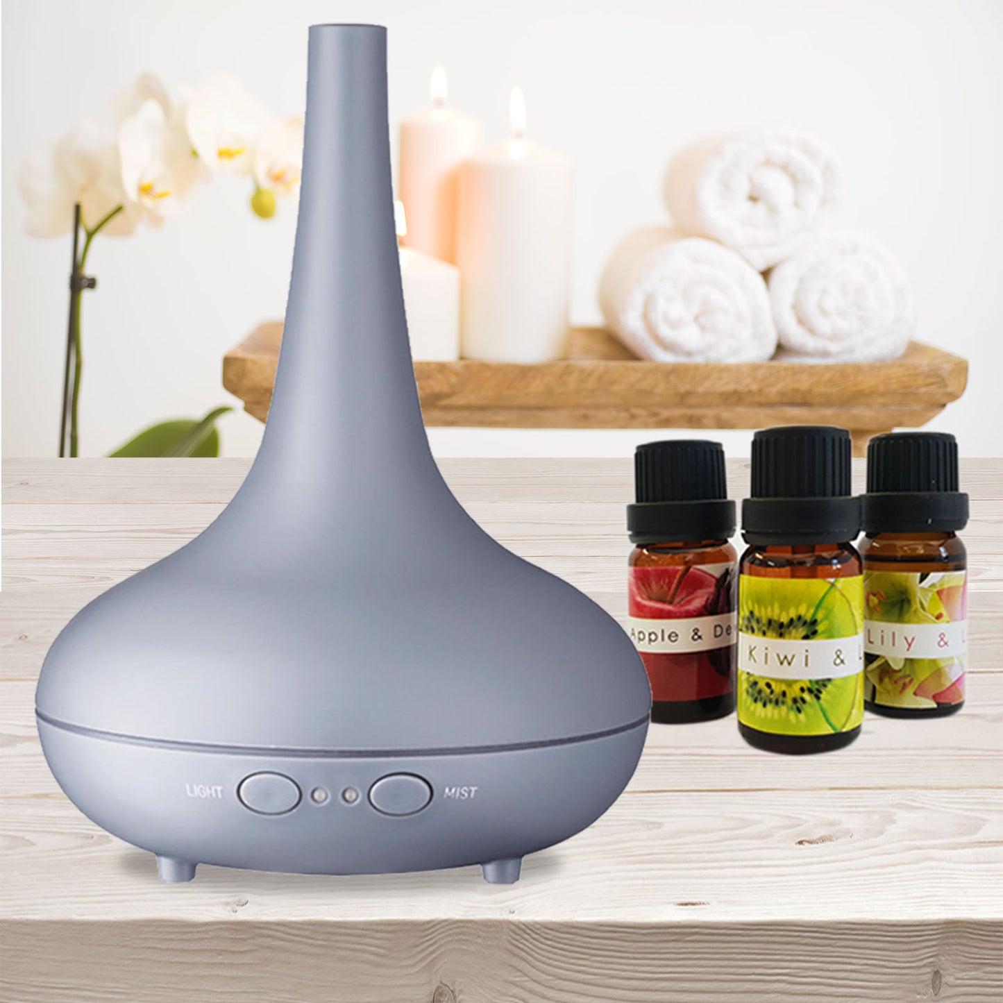 LED Ultrasonic Humidifier | Essential Oil Diffuser | Ethereal Diffuser