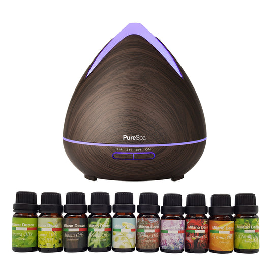 Purespa Diffuser Set | Diffuser Oils Humidifier | Ethereal Diffusers
