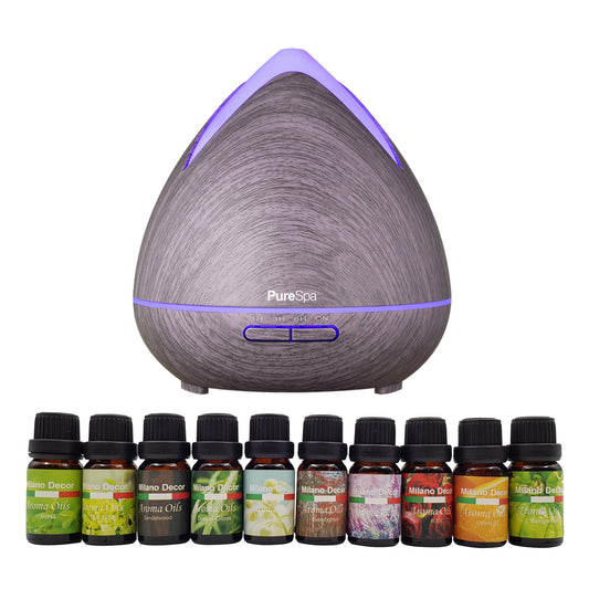 Humidifier Oil Diffuser | Purespa Diffuser Set | Ethereal Diffusers