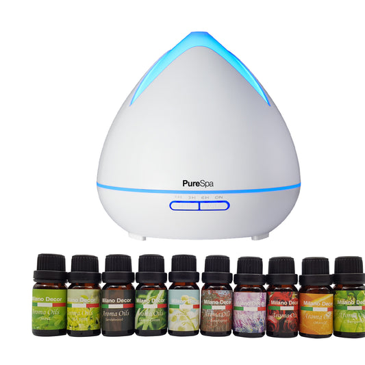 Humidifier with Essential Oil | White Diffuser | Ethereal Diffusers