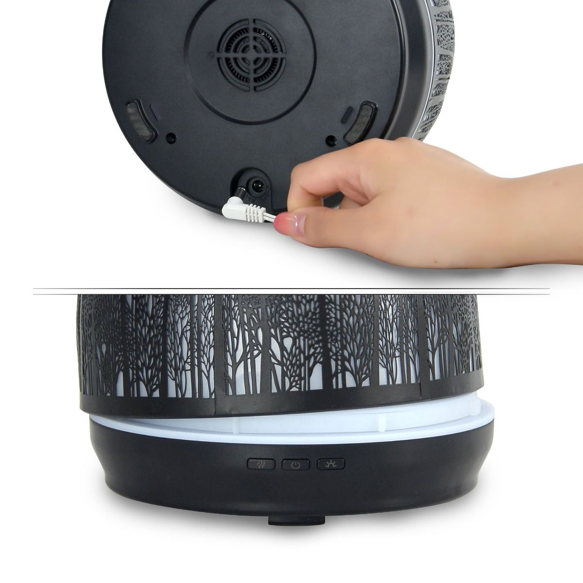 Metal Black Aroma Diffuser | Aroma Oil Diffuser | Ethereal Diffusers