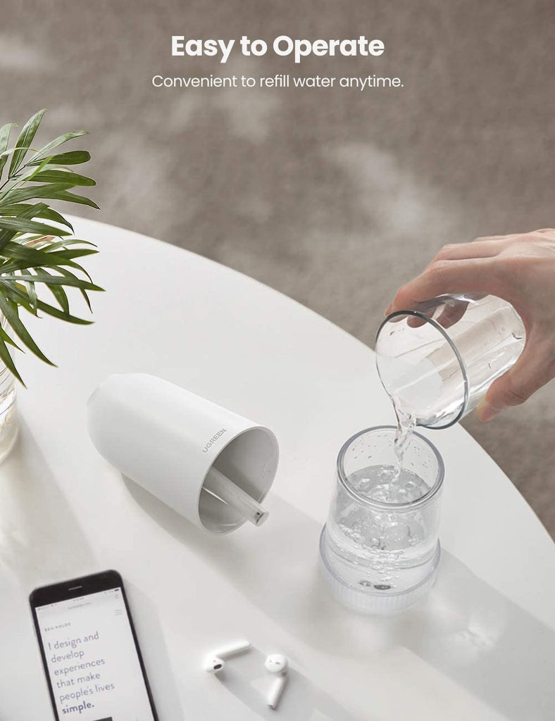 Ugreen White Humidifier | Pudding Humidifier | Ethereal Diffusers