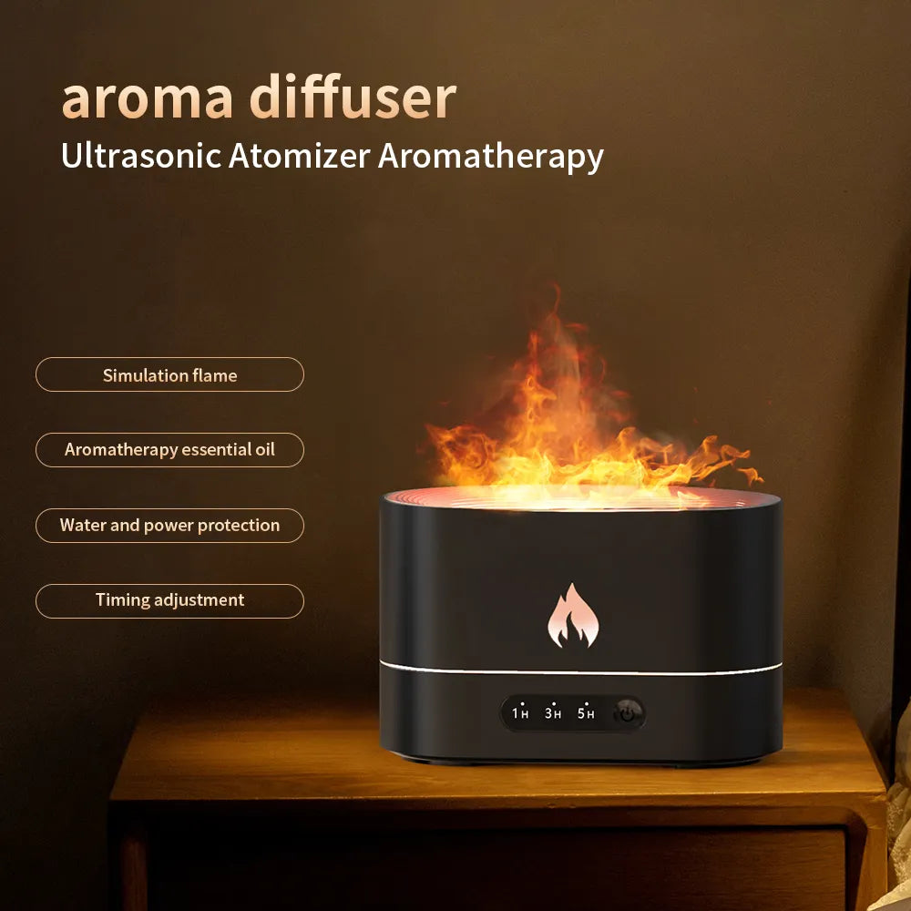Essential Oil Diffuser | 250ml Flame Humidifier | Ethereal Diffusers