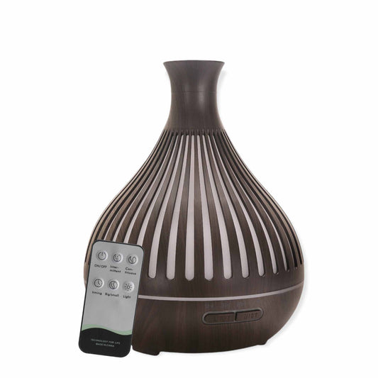 400ml Mist Humidifier | Dark Wood Aroma Diffuser | Ethereal Diffusers