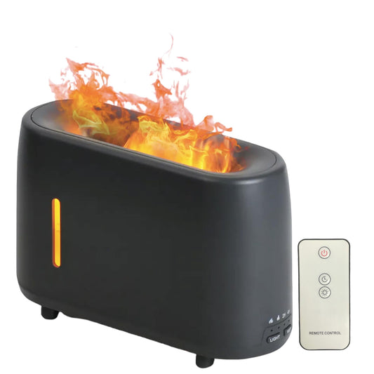 Flame Fire Air Humidifier | Grey Fire Humidifier | Ethereal Diffusers
