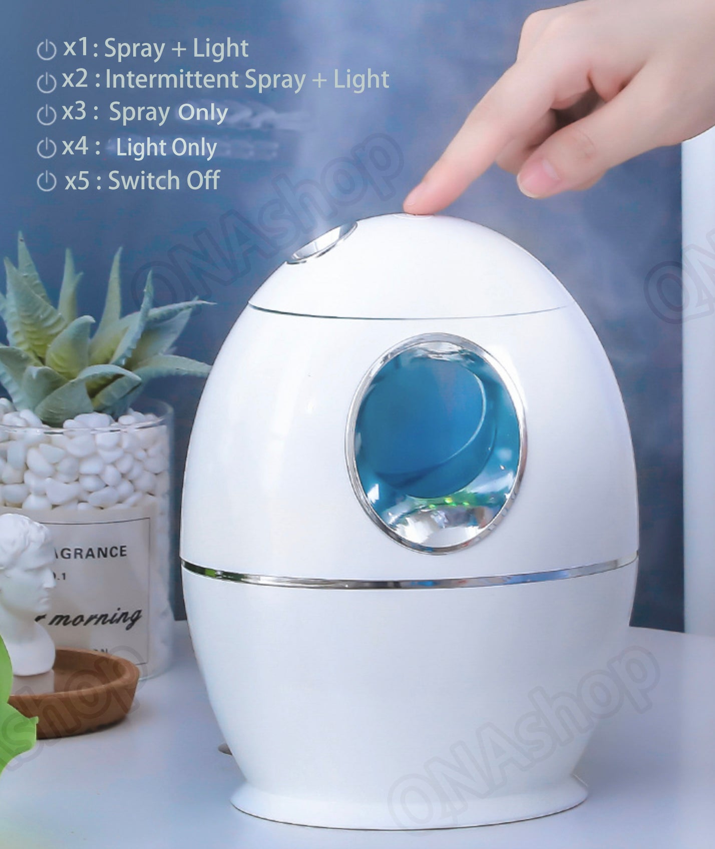 Cool Mist Humidifier | 800ml Air Mist Humidifier | Ethereal Diffusers